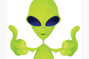 Пришелец рисунок