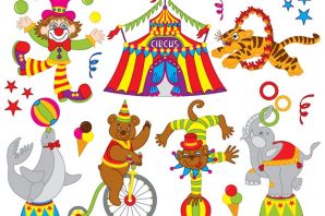Цирк рисунок для детей