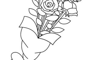 Букет рисунок для детей