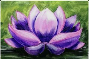 Лотос для срисовки