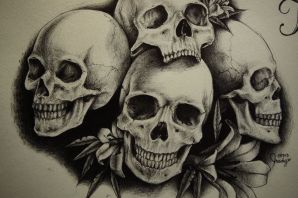 Череп эскиз