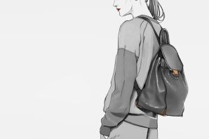 Человек боком рисунок