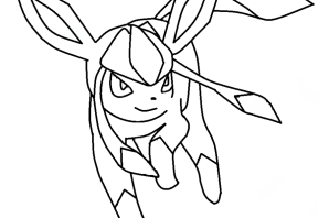 Покемон иви раскраска