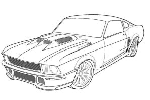 Раскраски машинки крутые