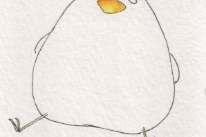 Курица рисунок карандашом