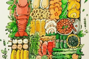 Полезные продукты рисунок