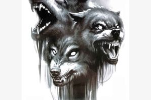 Волк оскал эскиз