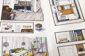 Интерьерный скетч