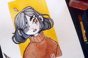 Простые рисунки в скетчбук