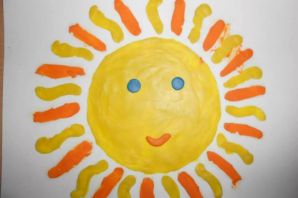 Солнце детский рисунок
