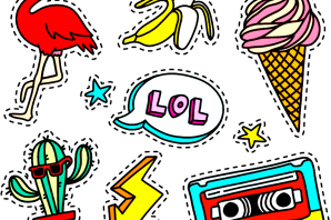 Эскизы для наклеек