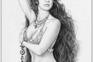 Цыганка рисунок