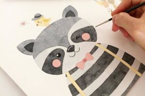 Легкие рисунки на доске