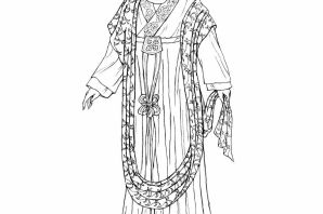 Рисунок костюм китая