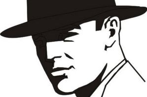 Мужчина в шляпе рисунок