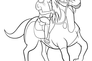 Раскраска спирит