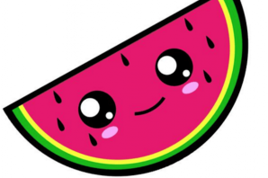 Арбуз рисунок легкий