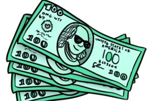Нарисованный доллар
