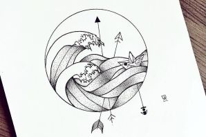 Волны эскиз