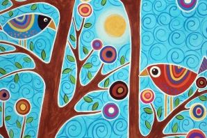 Детские рисунки деревьев