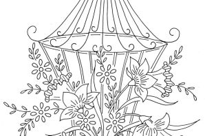 Фонарь раскраска для детей