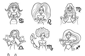 Нарисованные знаки зодиака