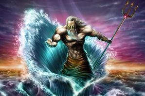 Посейдон рисунок