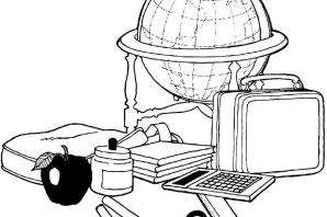 Раскраски на тему школа