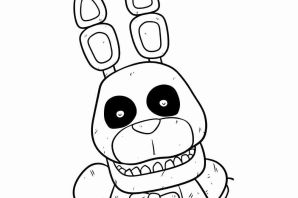 Фнаф черно белые рисунки