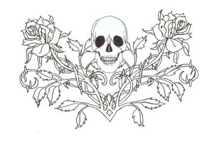 Раскраска готический стиль