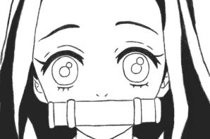 Незуко рисунок карандашом