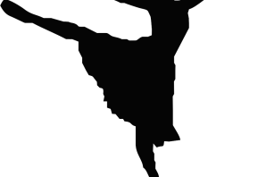 Балерина эскиз силуэт