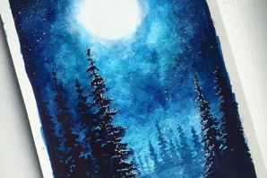 Звездное небо живопись