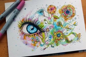 Простые рисунки фломастерами