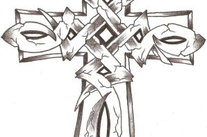 Кельтский крест рисунок