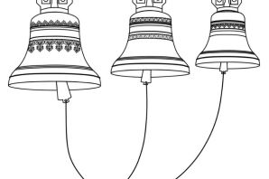 Колокол рисунок для детей