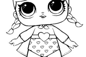 Раскраска куколка