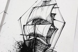 Парусник эскиз