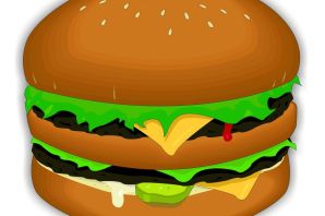 Бургер рисунок