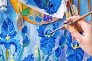 Рисунки акрилом для детей