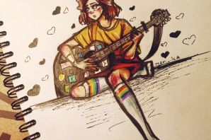 Рисунки эстетика инди кид