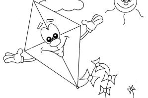 Эскиз бумажного змея