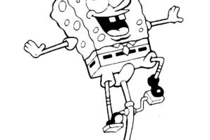 Раскраска спанч боба