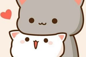 Милые котята нарисованные