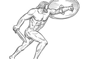 Геракл для срисовки