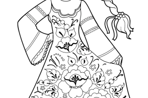 Царевны раскраска