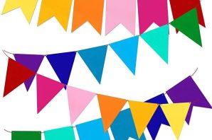 Флажки нарисованные