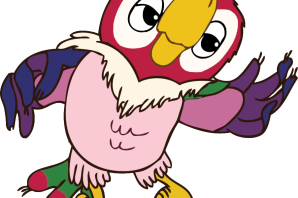 Рисунок попугая кеши