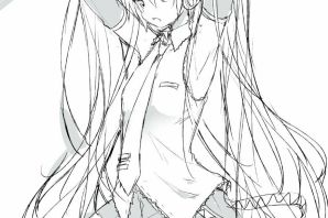 Хатсуне мику для срисовки