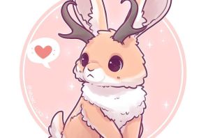 Милый зайчик рисунок